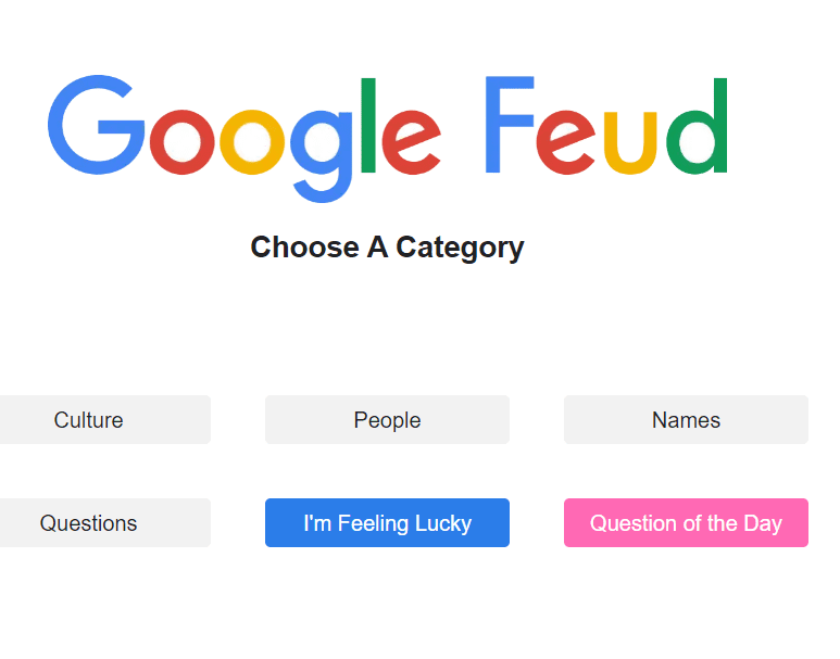 Google Feud Answers - Jogue Online em SilverGames 🕹