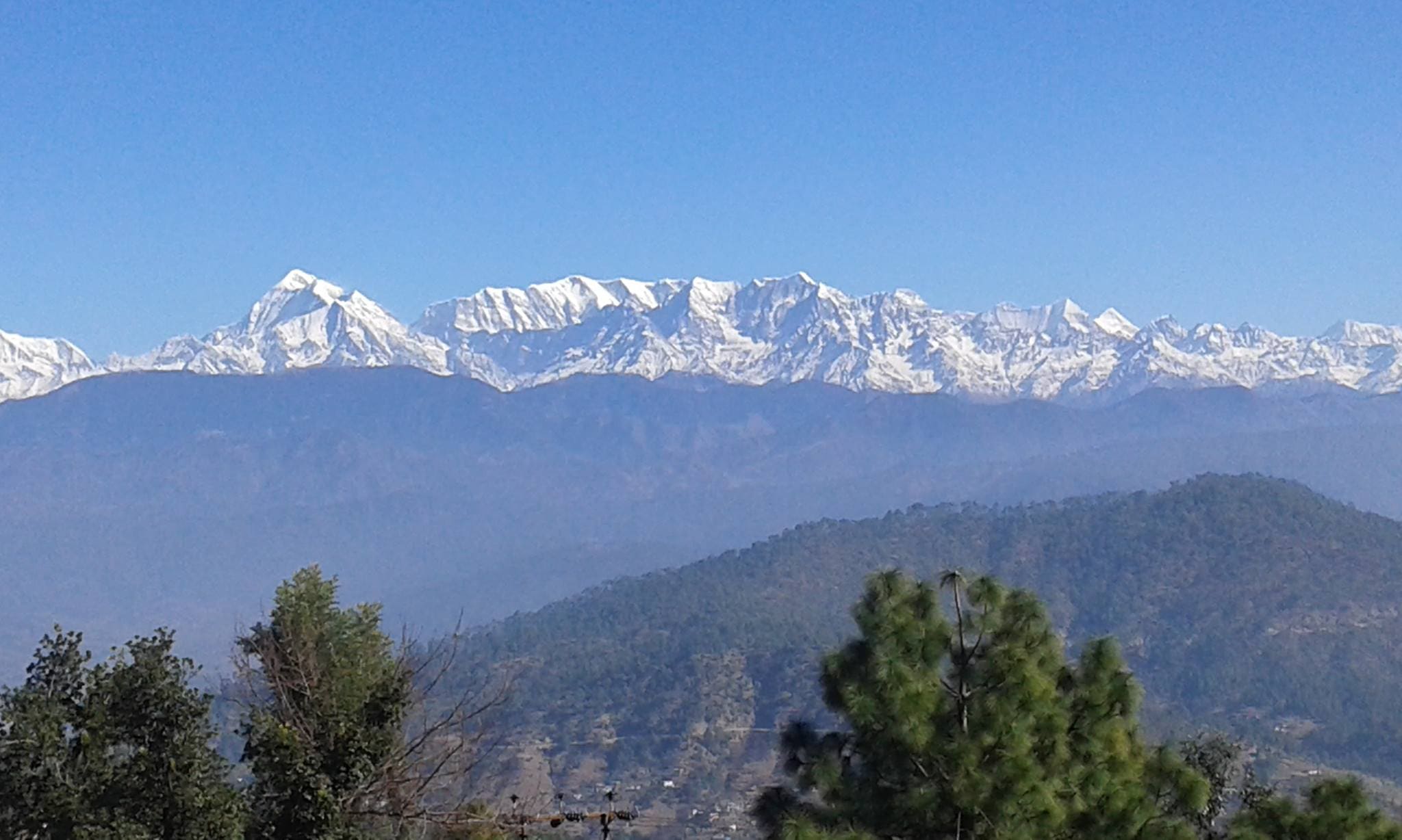 Himalayan View from Kausani