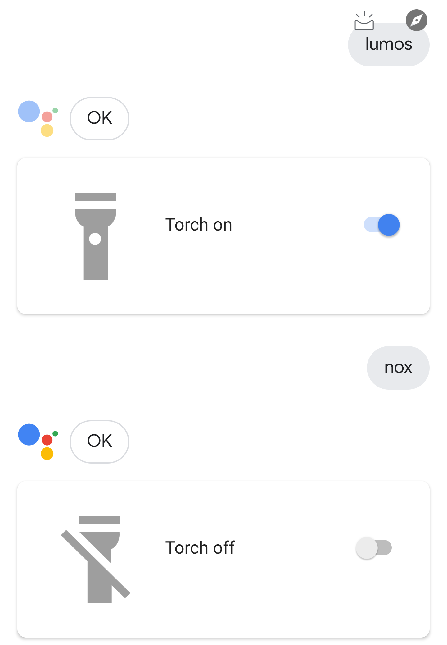 Ok Google Lumos, Ok Google Lumens Maxima